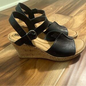 Born wedge sandals size 7.5